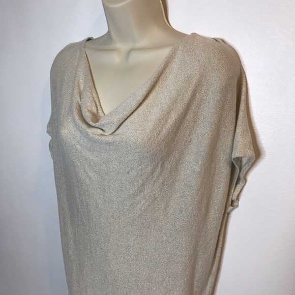 Worthington Petite Medium Gold Blouse Shirt - Picture 2 of 7